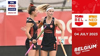 FIH Hockey Pro League 202223 Belgium vs Netherlands Women Game 2  Highlights [upl. by Nortna]