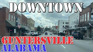 Guntersville  Alabama  4K Downtown Drive [upl. by Aymer950]