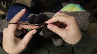 Fibre  Lets Knit a Mitered Blanket Together  R4b6  No Commentary just knitting [upl. by Rubia]