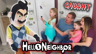 Hello Neighbor in Real Life Broke into a Strangers House amp Get Caught Part 1 [upl. by Acilef960]