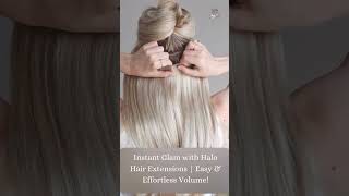 Instant Glam with Halo Hair Extensions  Easy amp Effortless Volume haloextensions Hairstyleoriginals [upl. by Margi485]