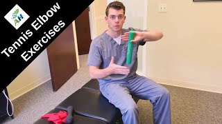 Rehab for Tennis Elbow  Theraband Flexbar [upl. by Arbba43]