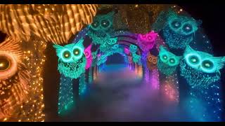 Owl Tunnel VJ Loop Visual Art VFX [upl. by Aleinad759]