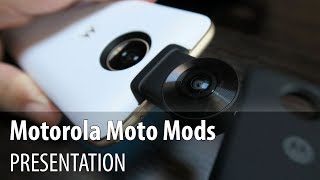 Motorola Moto Mods Review Style Shell Turbo Power Mod Moto 360 Camera Moto Z2 Play Accessories [upl. by Kimber]