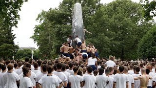 Naval Academy Plebes Herndon Monument Climb [upl. by Hacissej]