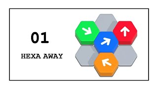 Hexa Away  Gameplay vol01  Levels 125 [upl. by Merkley]