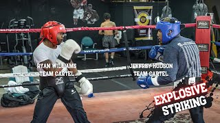 16X National Champion Shows How To Close Distance With Pro Boxer [upl. by Eatnhoj]