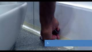 An easy way to fix the loose joints of sinks washbasin amp WC  Mapesil LM [upl. by Ekud699]