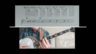 Hello Dolly Bb chord melody solo on tenor banjo CGda  free tutorial [upl. by Ruelle]