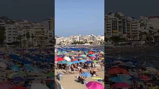 High Season At The Benidorm Beaches benidorm alicante costablanca spain [upl. by Sanford]