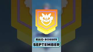 September Raid Bosses In POKEMON GO [upl. by Nroht]