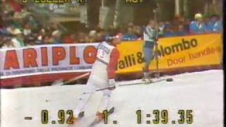 Alpine skiing World Championships Bormio 1985  Mens Slalom [upl. by Doloritas]