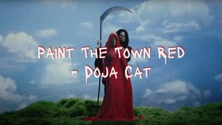 Doja Cat Paint The Town Red lyrics [upl. by Eisso]