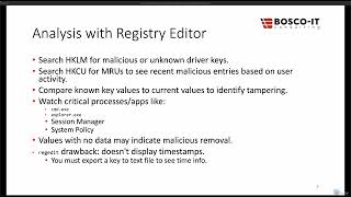 267 Analysis with Registry Editor [upl. by Capwell]