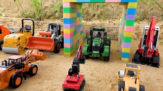 Funny Collection Video Toy Story Construction Vehicles  BIBO TOYS [upl. by Orin]