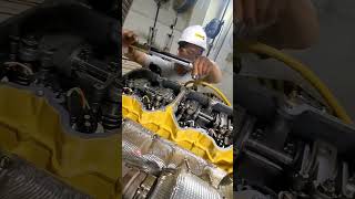 Make sure lock nut tight with specification  after adjust valveengine dieselengine [upl. by Stanway888]