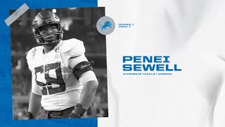 2021 NFL Draft Penei Sewell highlights [upl. by Einot]