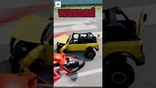 Car jump over 8 helicopters part 2 beamngaming beamnng shorts gaming fyp [upl. by Neb]