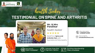 Relief from Spine and Arthritis Pain  Patanjalis Atmabodh Wellness Center [upl. by Cadmar]