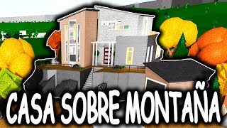 CASA SOBRE MONTAÑA  BLOXBURG  ROBLOX [upl. by Spieler]