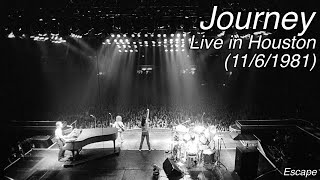 Journey  Live in Houston November 6th 1981  Original Broadcast [upl. by Hake]