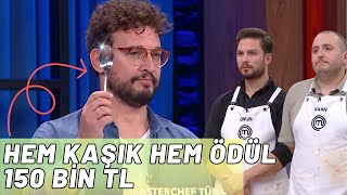 MASTERCHEF TÜRKİYE KAŞIĞI KİM ALDI ÖDÜL OYUNU KAZANAN [upl. by Dobbins]