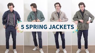 5 Jackets for Spring and Summer and How to Wear Them [upl. by Bass23]