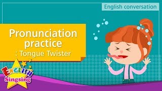 12 Pronunciation practice Tongue Twister English Dialogue [upl. by Monagan]