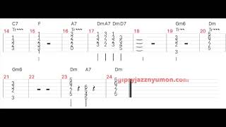 Czardas by Vittorio Monti transcription with tabs for backing guitar [upl. by Susi60]