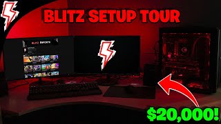 BLITZ 10000 Gaming SETUP TOURS VozraFN Stezy Mario amp More [upl. by Ynohtnanhoj]