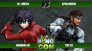 LG  MKLEO VS APOLLOKAGE  WINNERS QF TOP 32  KINGCON 2024 [upl. by Ruffin]