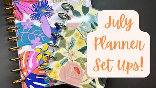 2024 MidYear Planner Set Ups  Classic Vertical Happy Planner amp Mini Happy Planner [upl. by Llebana305]