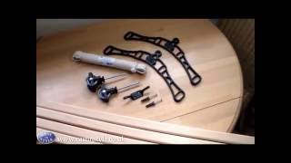 How to install a Pulley Clothes Airer  Cast in Style Kitchen Maid [upl. by Tserof68]