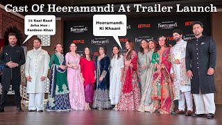 Heeramandi Trailer Launch In Delhi  Sonakshi Sinha Sanjay Leela Bhansali Aditi Rao Hydari â¤ï¸ [upl. by Kain]