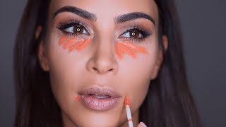 KKW Beauty Secrets How I Cover Up My Under Eye Circles in 4 Steps [upl. by Barth473]