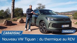 Essai  Nouveau VW Tiguan  le thermique fait de la résistance [upl. by Nob]