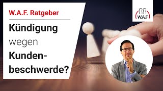 Kündigung wegen Kundenbeschwerde  Betriebsrat Video [upl. by Debo]