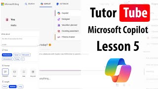 Microsoft Copilot  Lesson 5  Writing Specific Prompts [upl. by Cunningham]