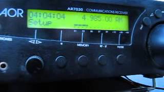 Radio Brasil Central 4985 kHz received in Germany [upl. by Koa36]