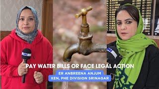 Deadline Alert Pay water bill or face action if unpaid by March 31st Faza Zainab reports [upl. by Connors982]