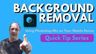 Background Removal using Photoshop Mix  Quick Tip 2 [upl. by Arriaet]