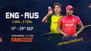 England vs Australia  3 T20Is 5 ODIs  RivalsForever  Streaming LIVE on FanCode [upl. by Mendive]