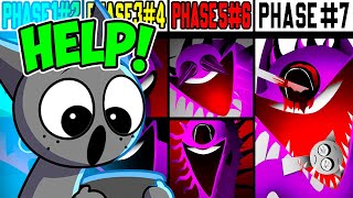 Incredibox Sprunki Gray React to HORROR PHASE 7 All Phases 1 to PHASE 7 in Incredibox Sprunki [upl. by Cammy146]