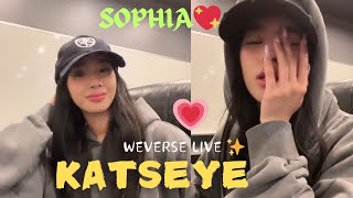 ✨ KATSEYE SOPHIA WEVERSE LIVE 083124 💖🍀 hybe weverse weverseli katseye [upl. by Barthelemy126]