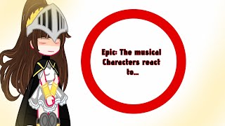 EPIC The musical react characters react toOdysseus PenelopeCirceHermes and Athena [upl. by Tullusus]