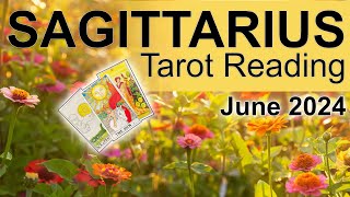 SAGITTARIUS TAROT READING quotTHE SUN SHINES ON YOU SAGITTARIUSquot June 2024 tarotreading monthlytarot [upl. by Savina123]