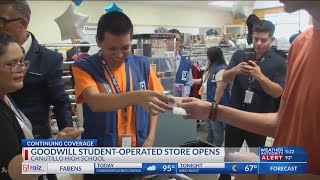 Canutillo HS opens studentoperated Goodwill store [upl. by Melony]