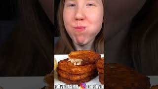 ASMR HASHBROWNS MUKBANG shorts [upl. by Felita]