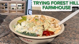 Trying Matcha Goddess Salad From Forest Hill Farmhouse at Brookfield Place [upl. by Cattier]