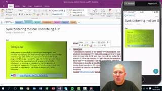 Slik brukersynker du Onenote App og skrivebordsversjon [upl. by Leahciam301]